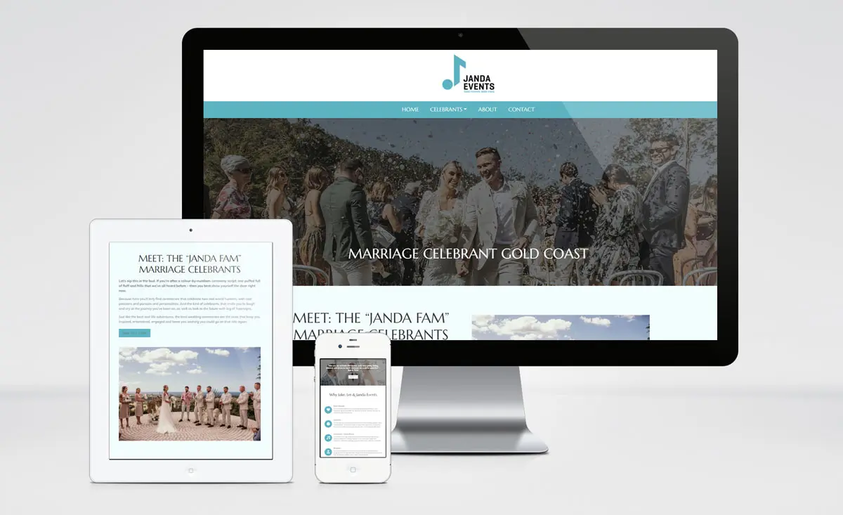 Janda Events – SEO & Website Redesign Case Study