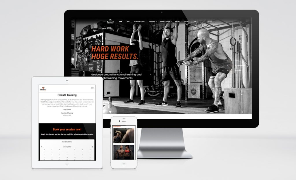 Grizzly Functional Training - Website