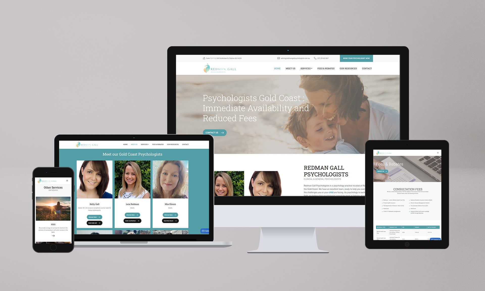 Redman Gall Psychologists – Web, SEO & Google Ads Case Study